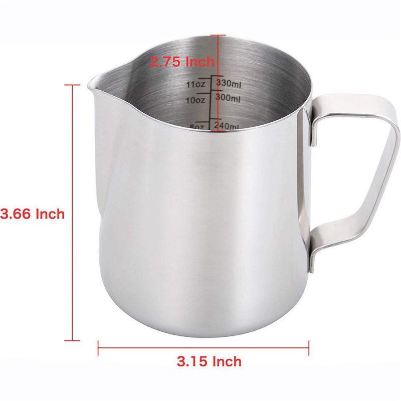 MP0004-Kitchen stainless steel milk jug coffee latte milk frothing ...